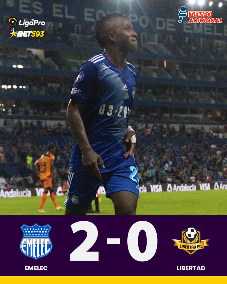 Emelec electrocuto a Libertad