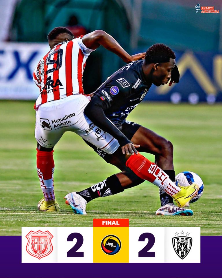 Empate sobre el final