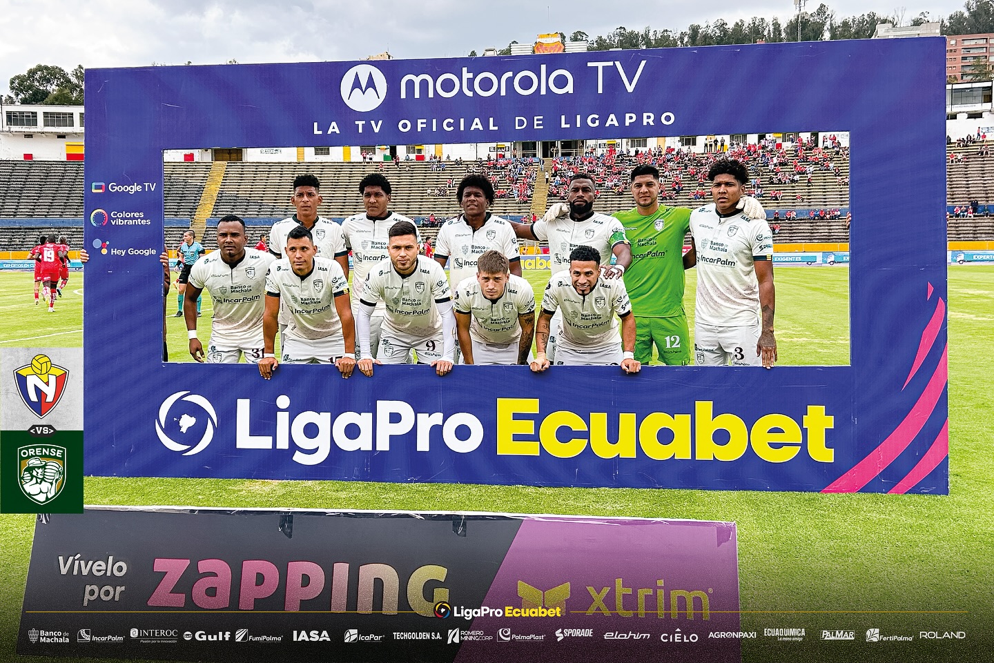 LE Nacional VS Orense 11ava. Fecha LigaPRO 2024 Xtrim Ecuador 1