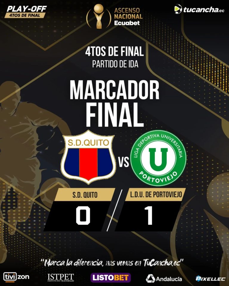 D. Quito VS L. Portoviejo