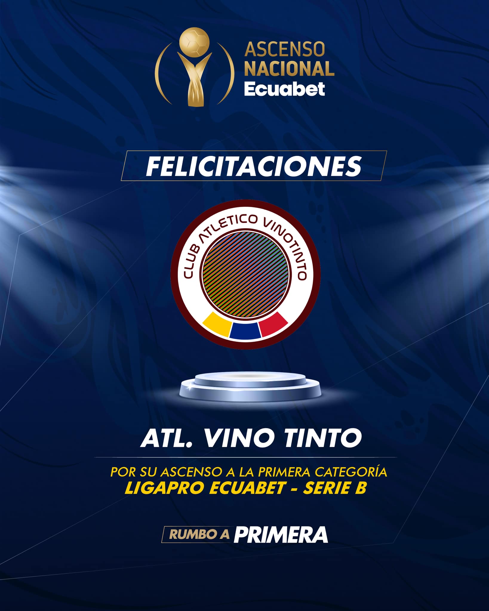 Atlético Vino Tinto Finalista Ascenso Naciona 2024 Ecuador