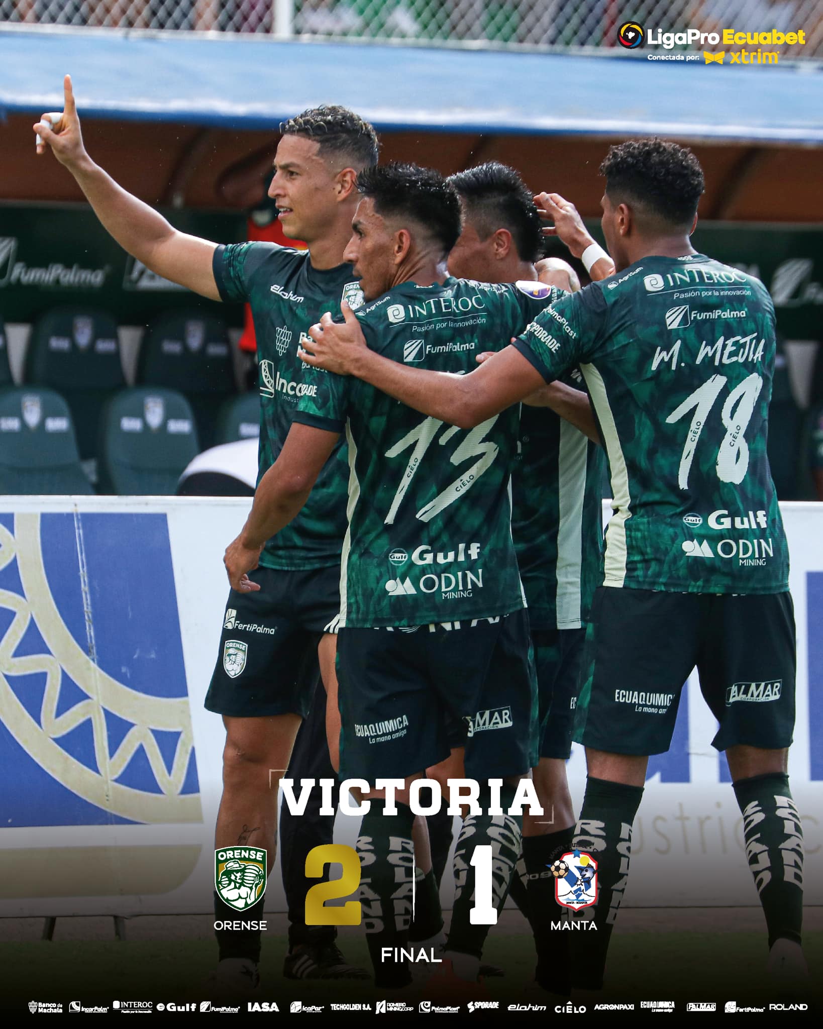 Orense VS Manta 2da. Fecha Liga PRO 2025 Ecuador 4