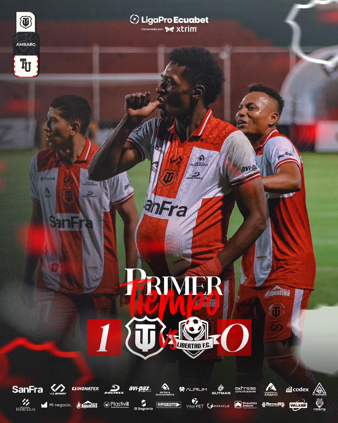 Tecnico Universitario VS Libertad 2da. Fecha Liga PRO 2025 Ecuador 5