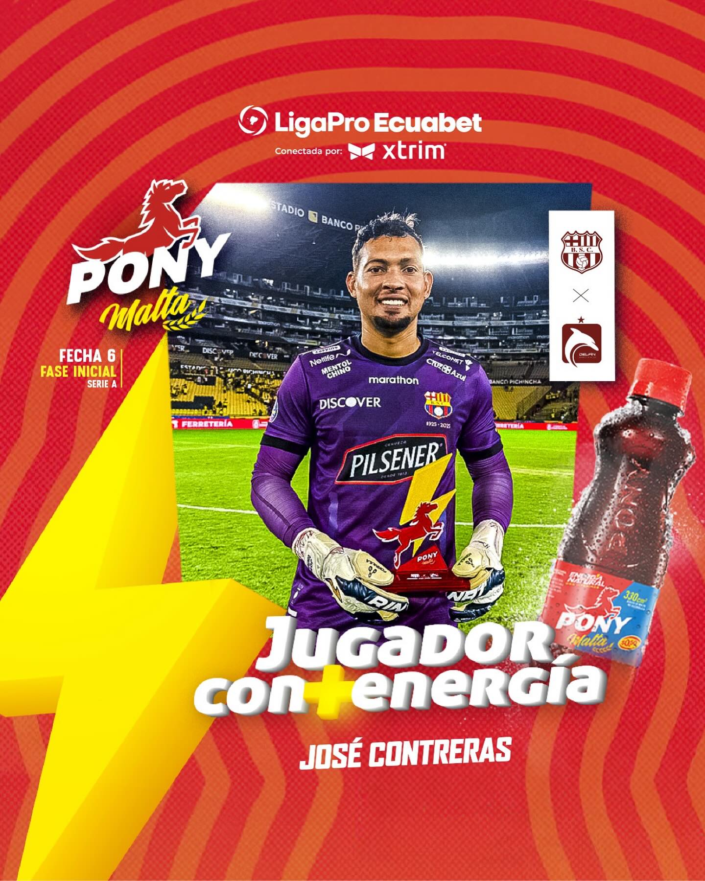 Barcelona VS Delfín 6ta. Fecha Liga Pro 2025 El Jugador 2