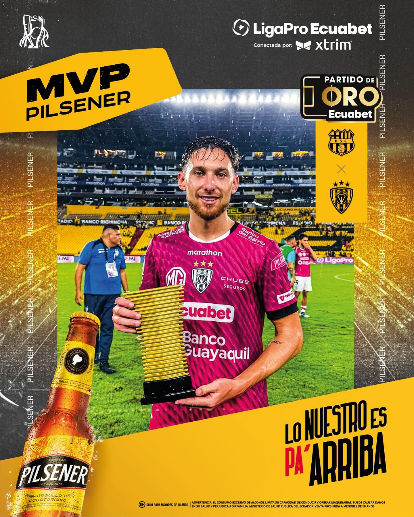 Barcelona VS Independiente 4ta. Fecha Liga Pro 2025 El Jugador 1