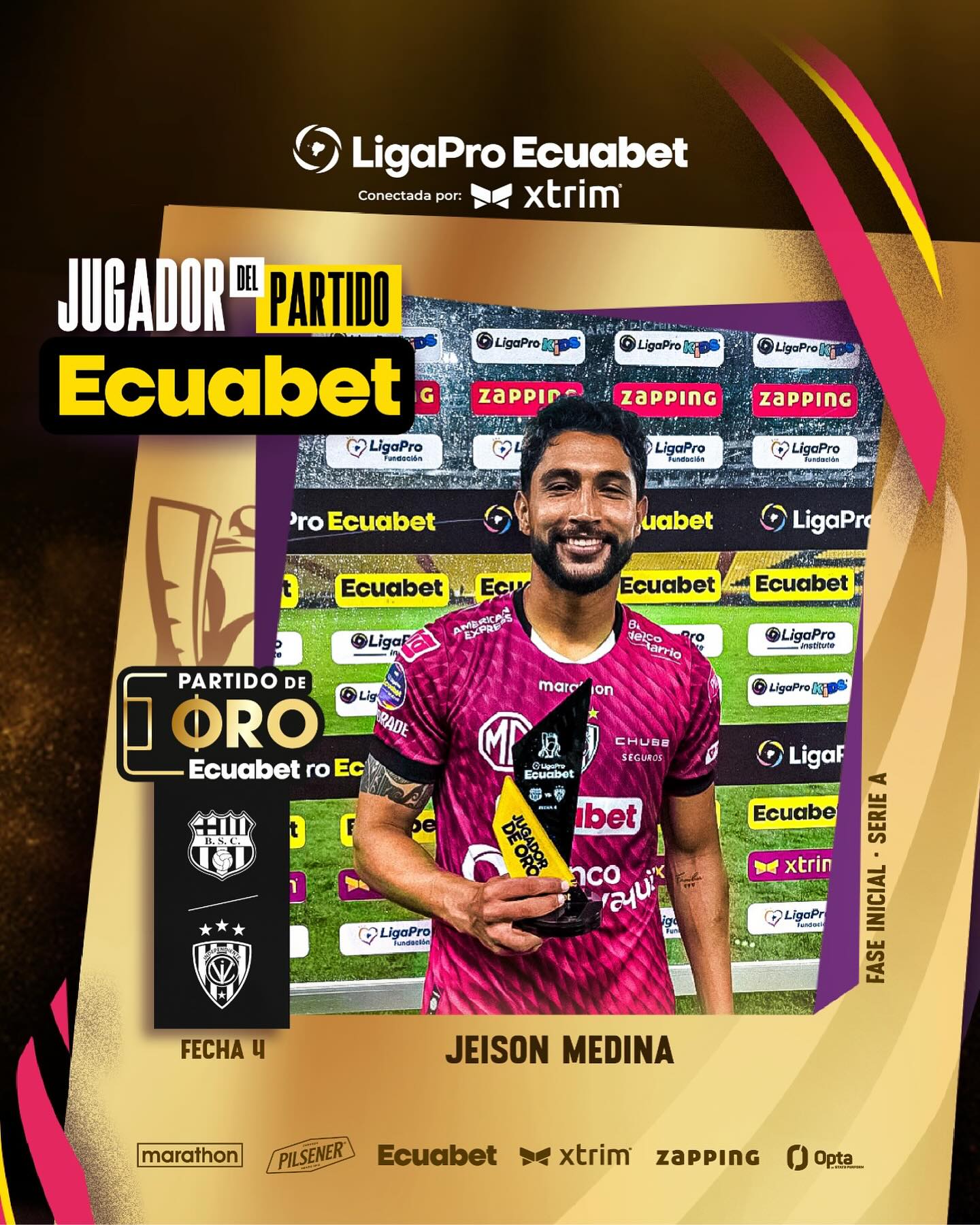 Barcelona VS Independiente 4ta. Fecha Liga Pro 2025 El Jugador