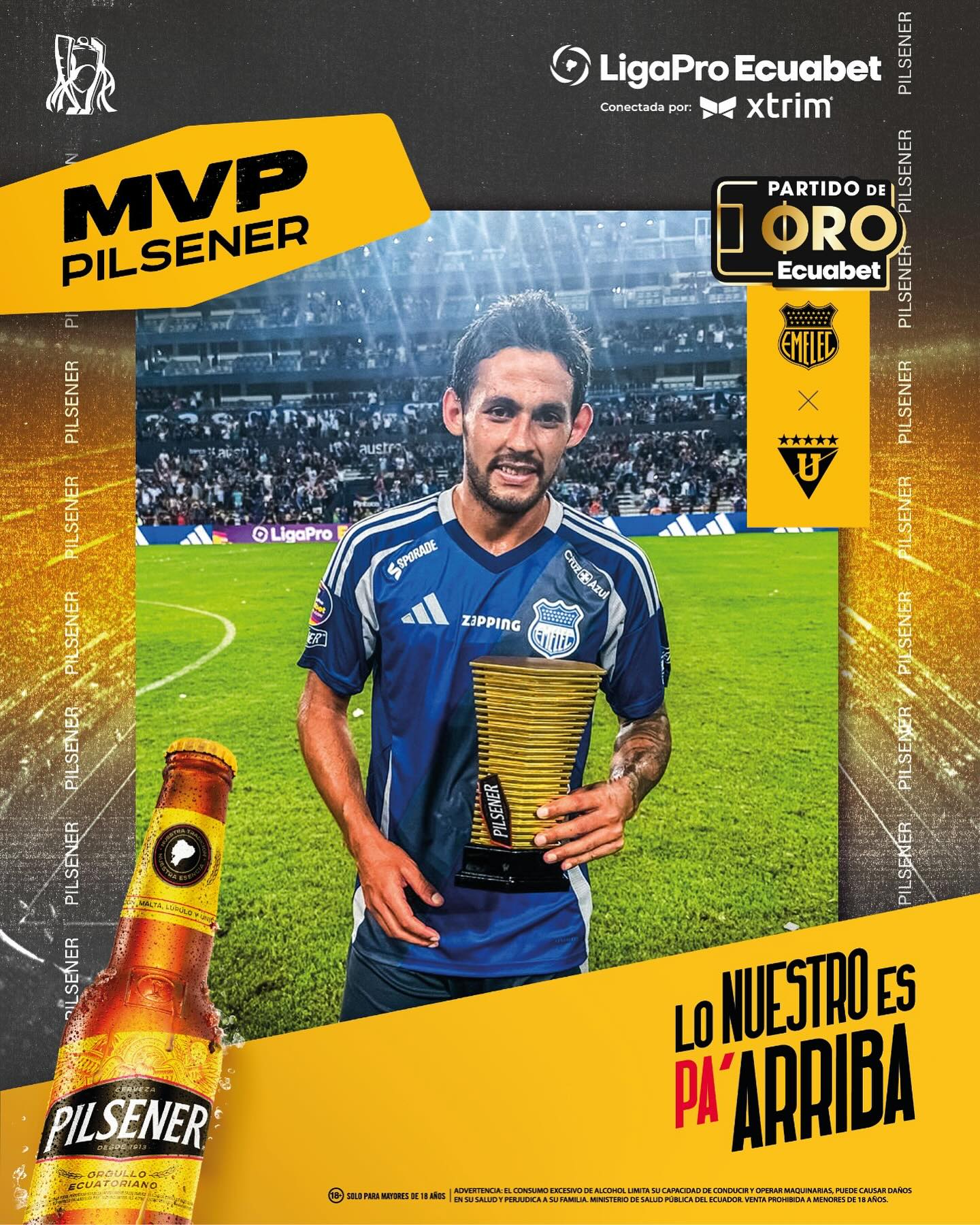 Emelec VS Liga de Quito 5ta. Fecha Liga Pro 2025 El Jugador 1