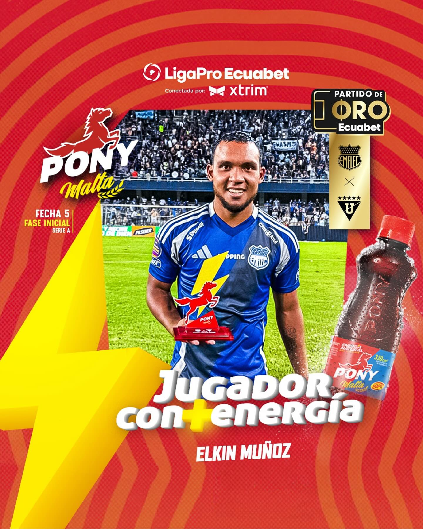 Emelec VS Liga de Quito 5ta. Fecha Liga Pro 2025 El Jugador 2