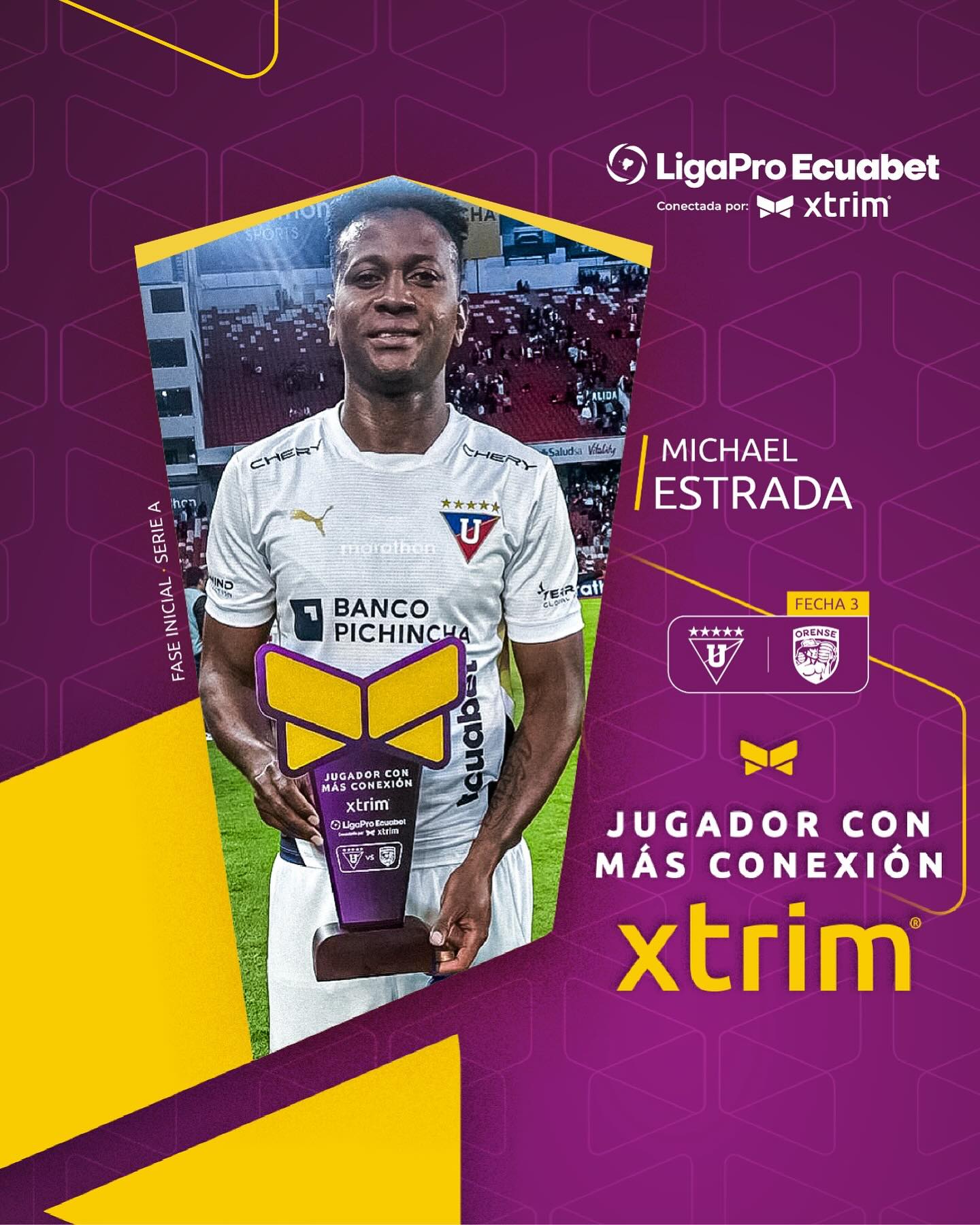 Liga de Quito VS Orense Fixture 3era. Fecha Liga Pro 2025 El Jugador 3