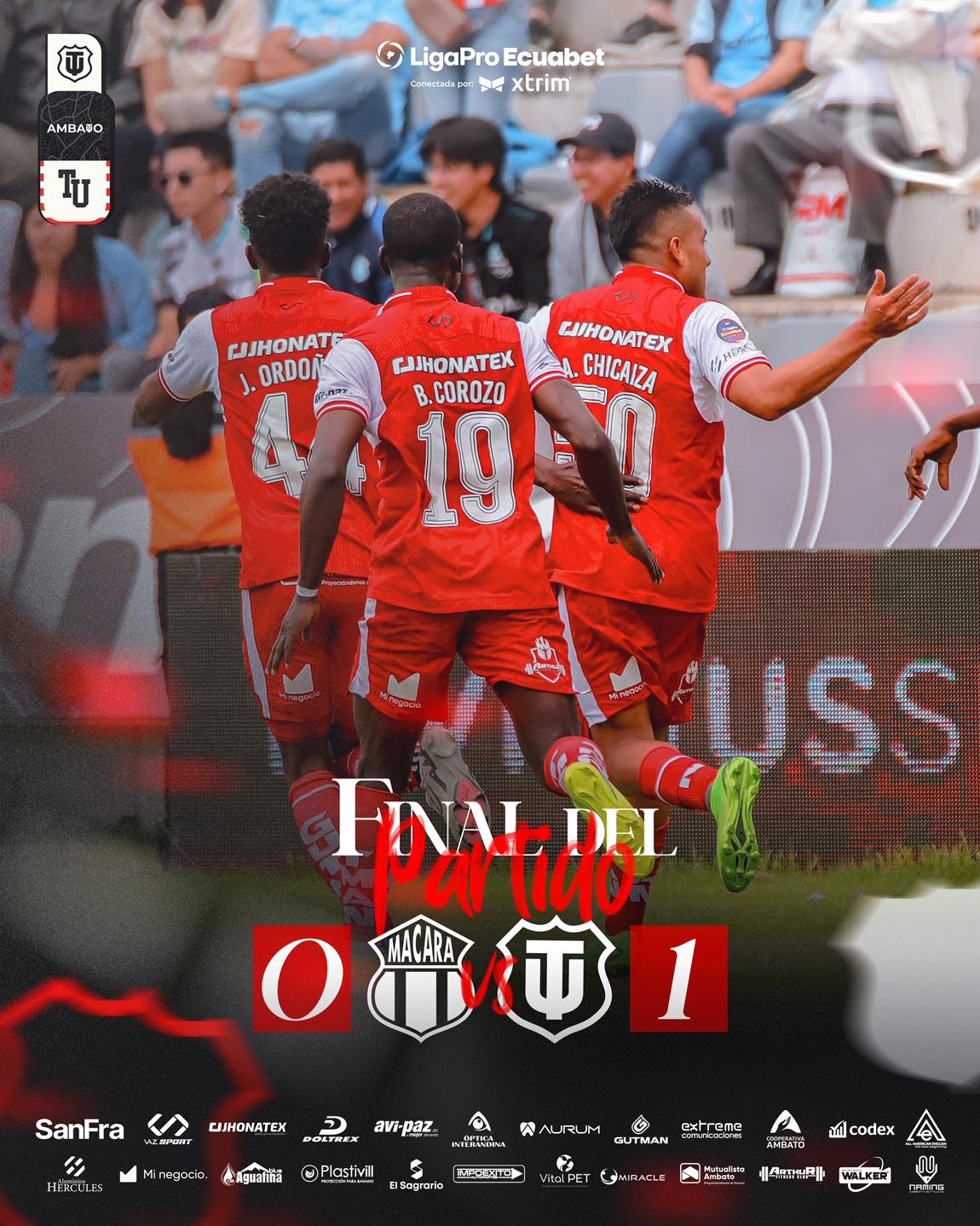 Macará VS T. Universitario 6ta. Fecha Liga Pro 2025 Ecuador 4