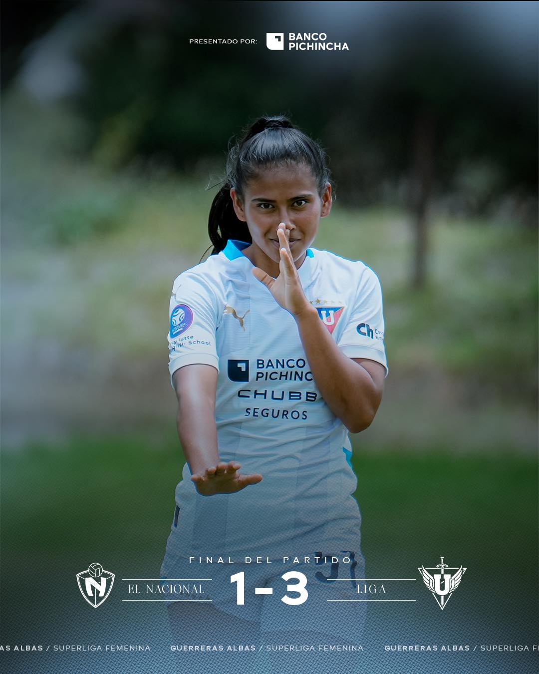 Nacional VS Albas 4ta. Fecha Super Liga Femenina 2025 Ecuador