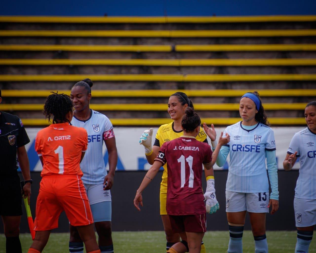 U. Catolica VS VinoTinto 1era. Fecha Super Liga Femenina 2025 Ecuador 2