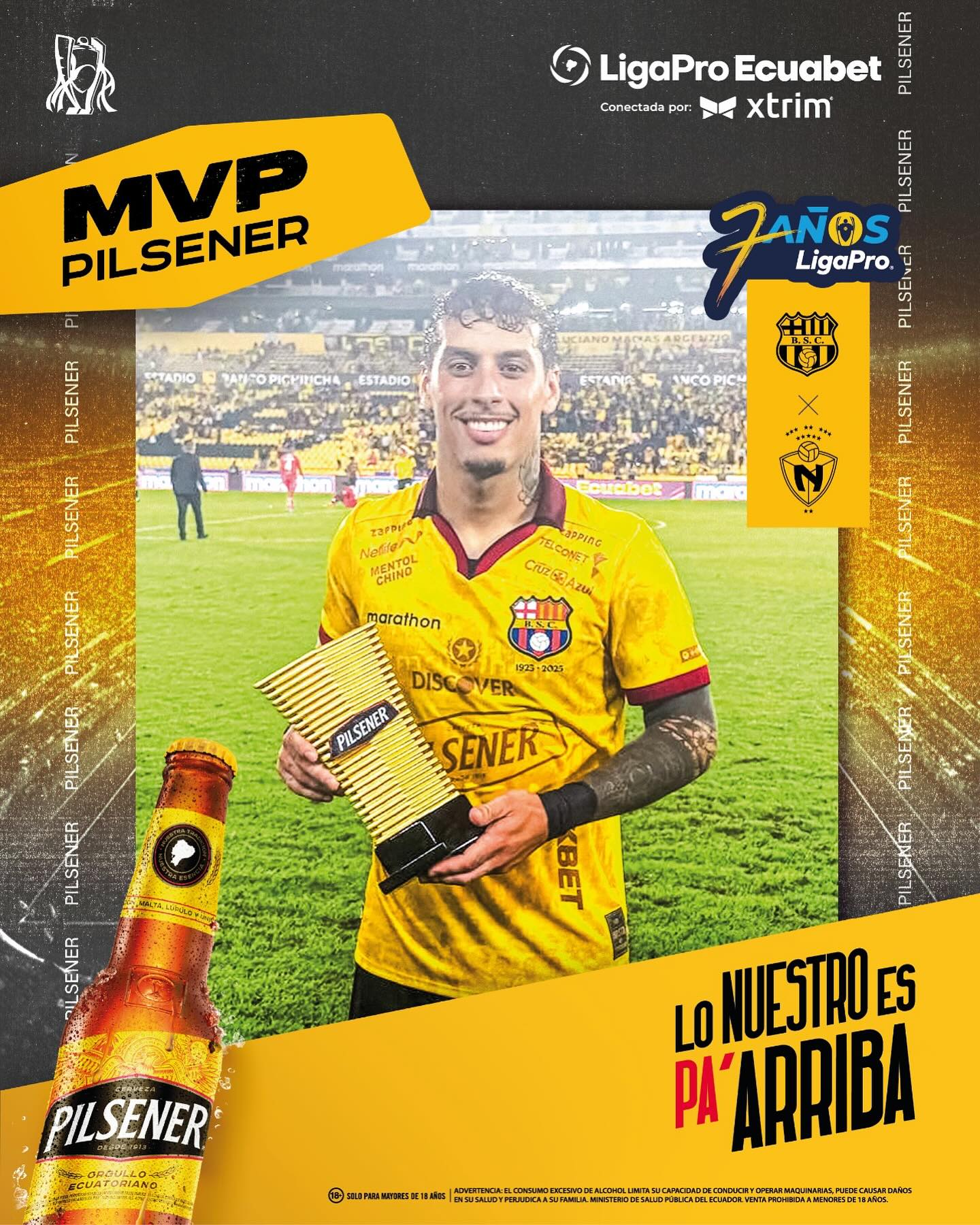 Barcelona VS El Nacional 9na. Fecha Liga Pro 2025 El Jugador 1