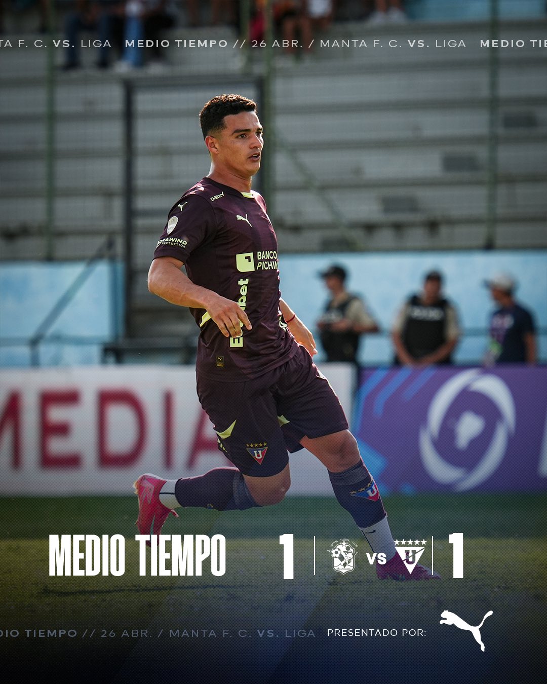 Manta VS Liga de Quito 10ma. Fecha Liga Pro 2025 Ecuador 1