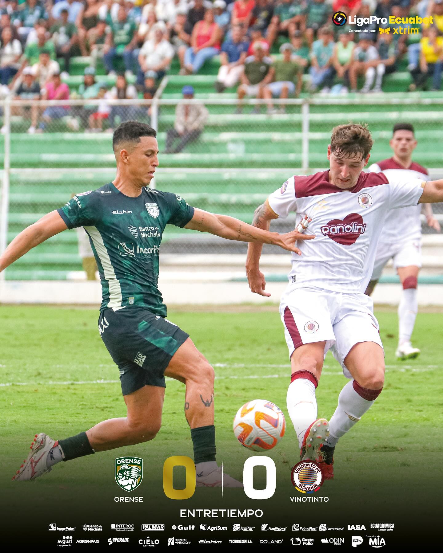 Orense VS VinoTinto 7ma. Fecha Liga Pro 2025 Ecuador 2