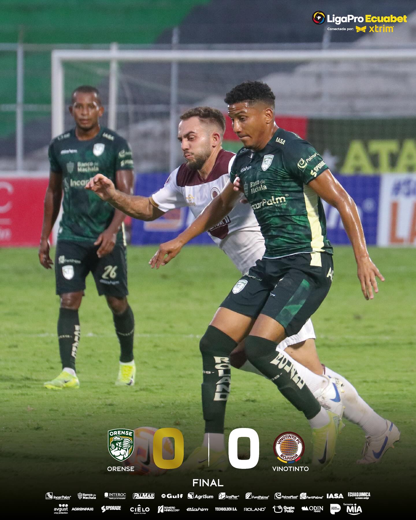 Orense VS VinoTinto 7ma. Fecha Liga Pro 2025 Ecuador 3