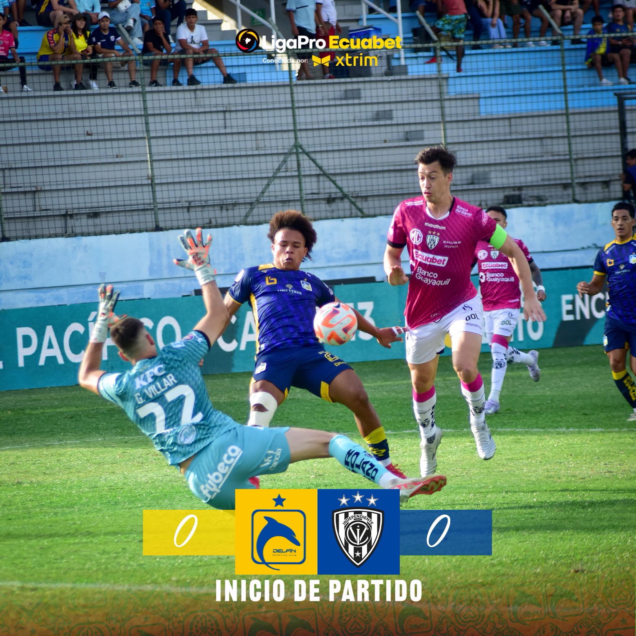 Delfín VS Independiente del Valle 15ava. Fecha Liga Pro 2025 Ecuador 1