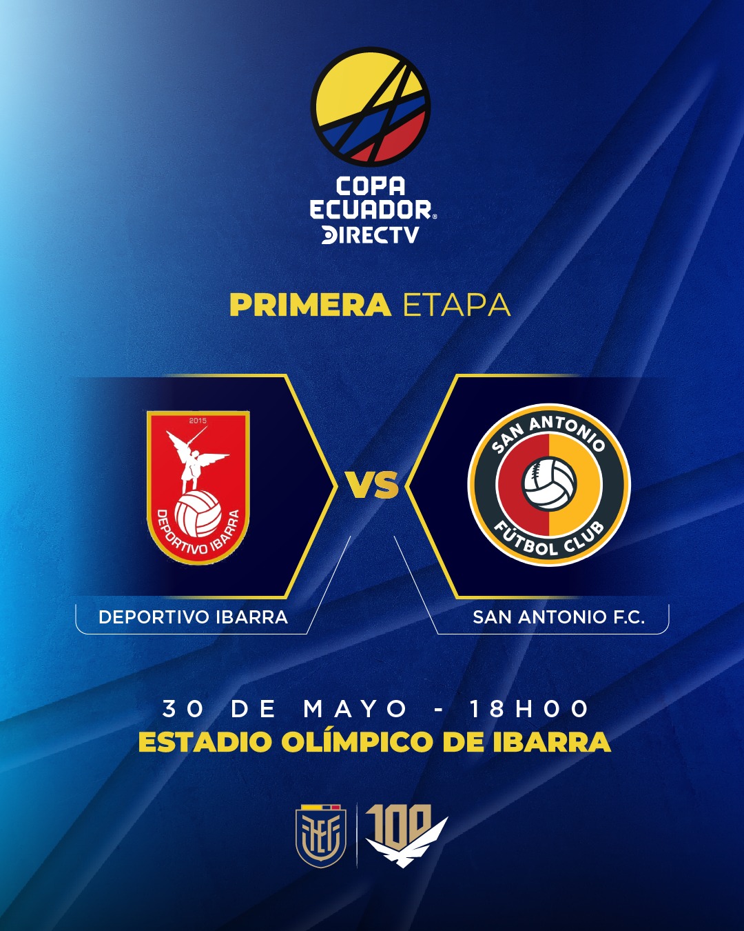 Fixture Deportivo Ibarra VS San Antonio 32avos. de Finales Copa Ecuador
