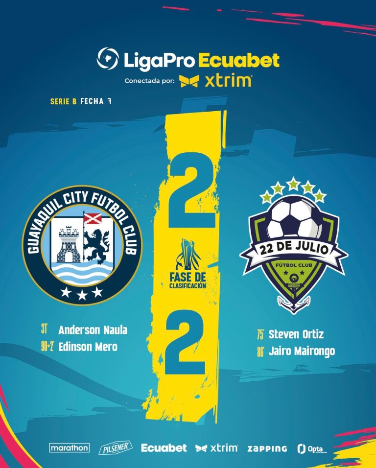 Guayaquil City VS 22 de Julio