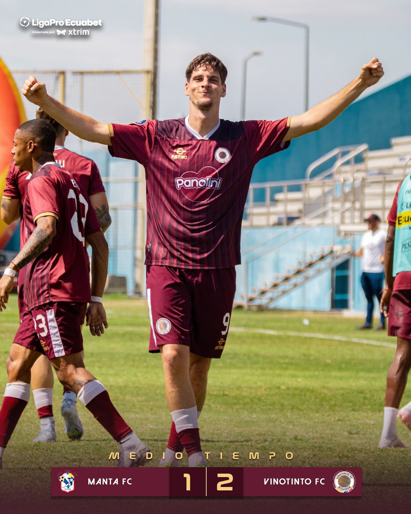 Manta VS VinoTinto 14ava. Fecha Liga Pro 2025 Ecuador 1