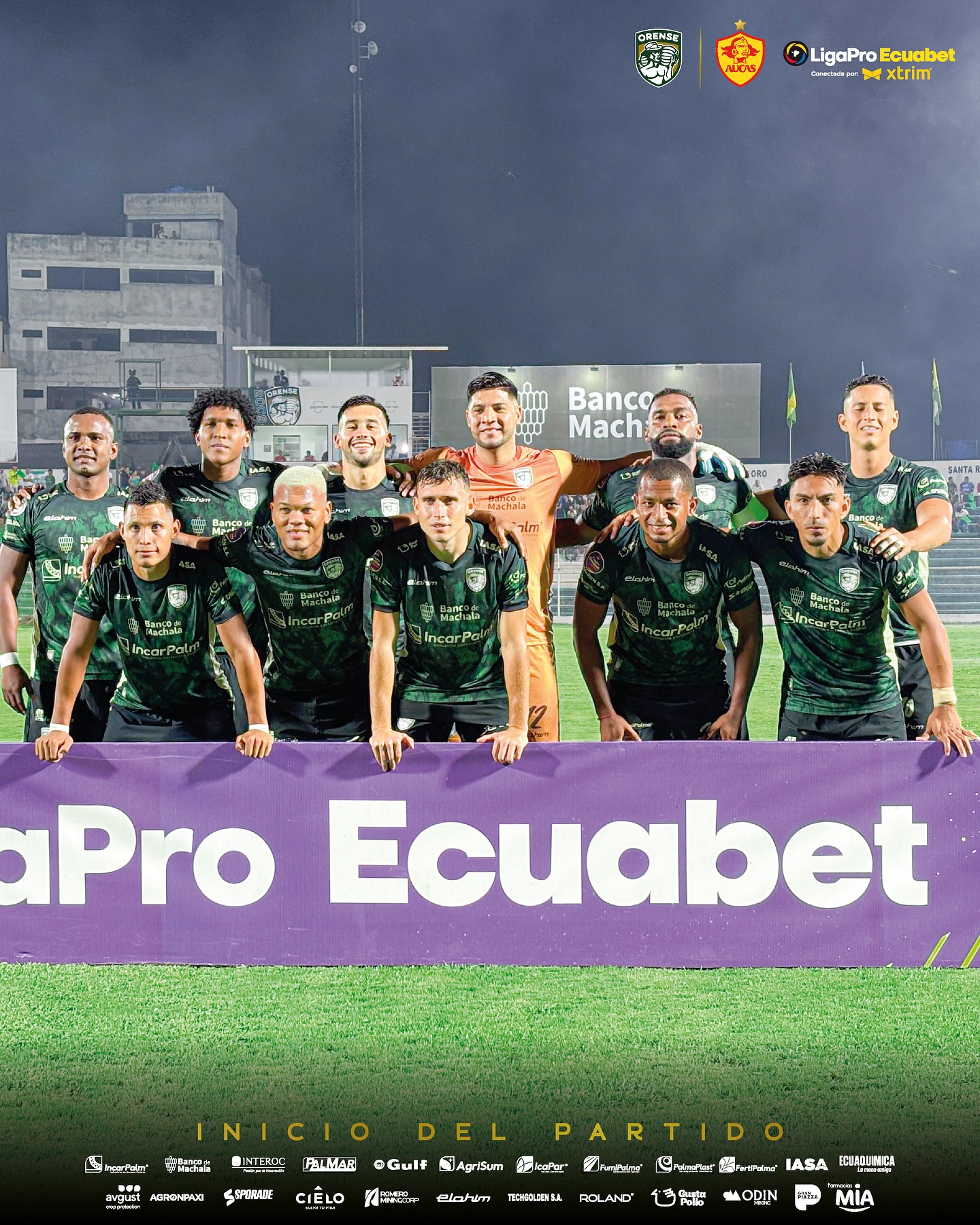 Orense VS Aucas 14ava. Fecha Liga Pro 2025 Ecuador 1