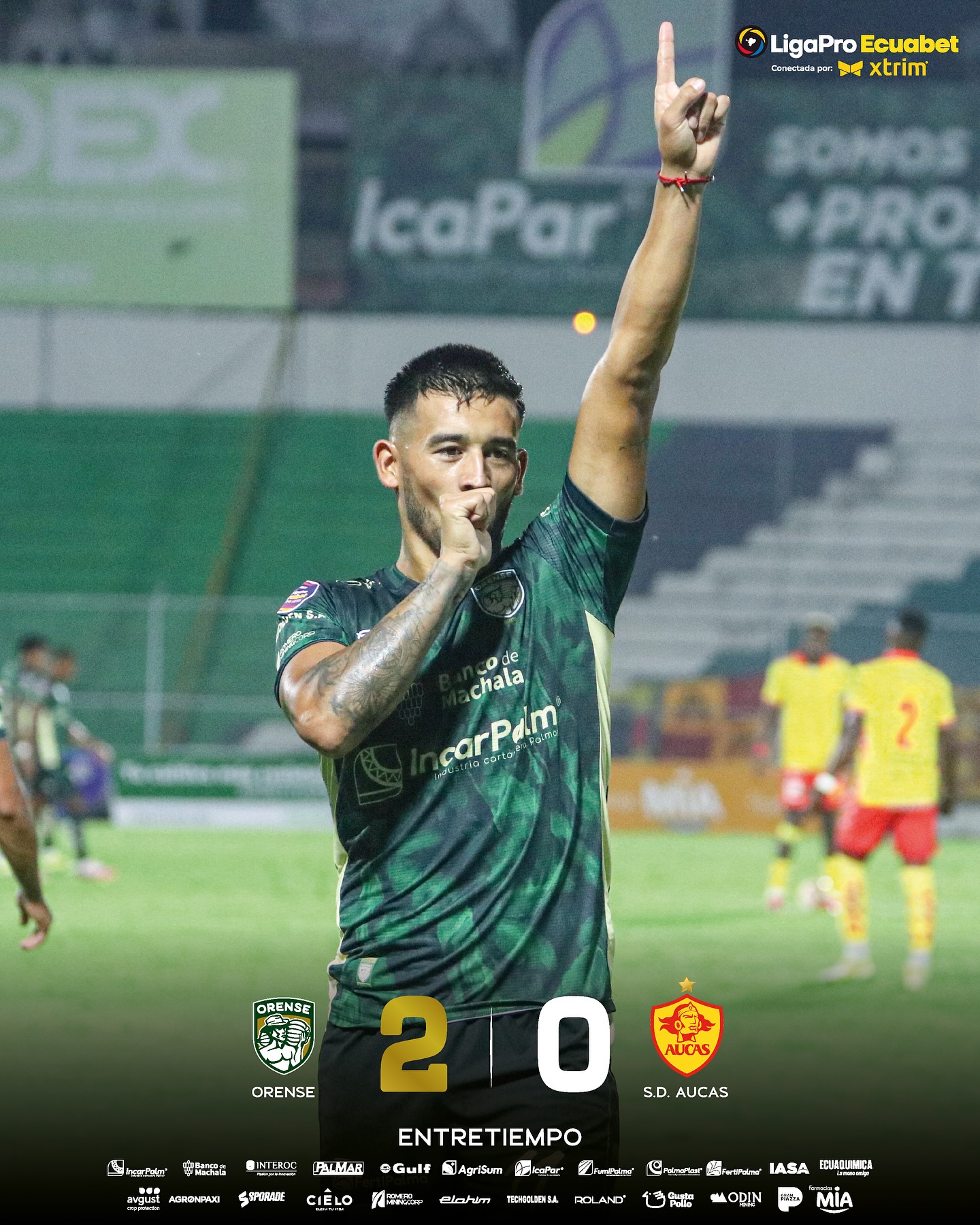 Orense VS Aucas 14ava. Fecha Liga Pro 2025 Ecuador 2