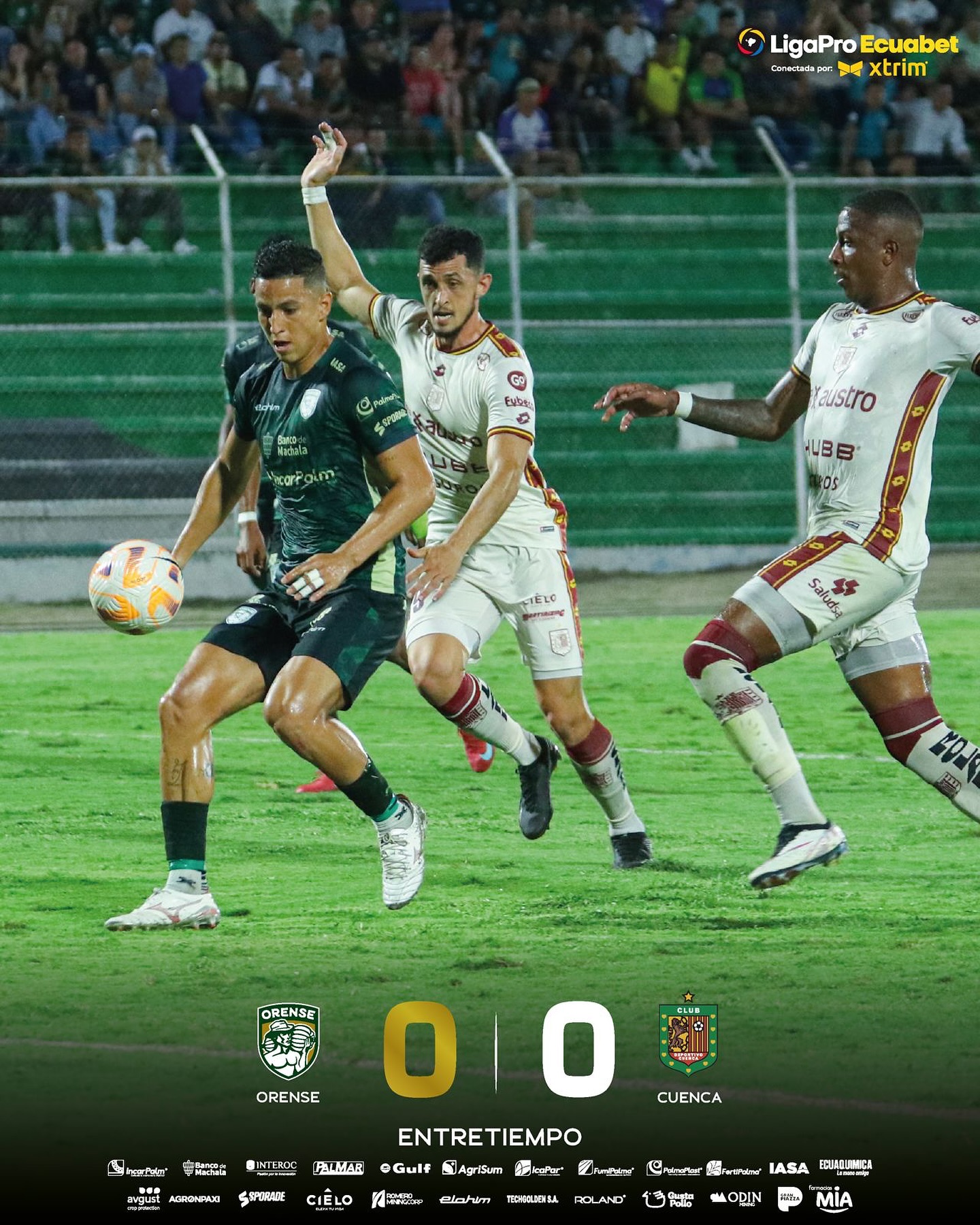 Orense VS Deportivo Cuenca 12ava. Fecha Liga Pro 2025 Ecuador 3