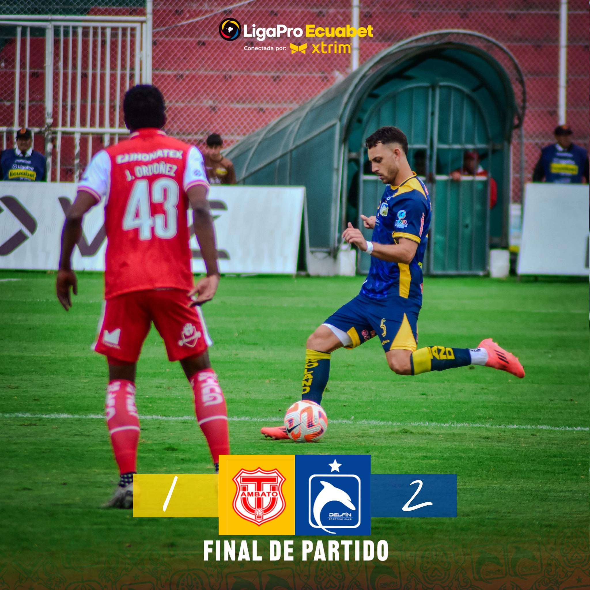 Tecnico Universitario VS Delfín 14ava. Fecha Liga Pro 2025 Ecuador 6