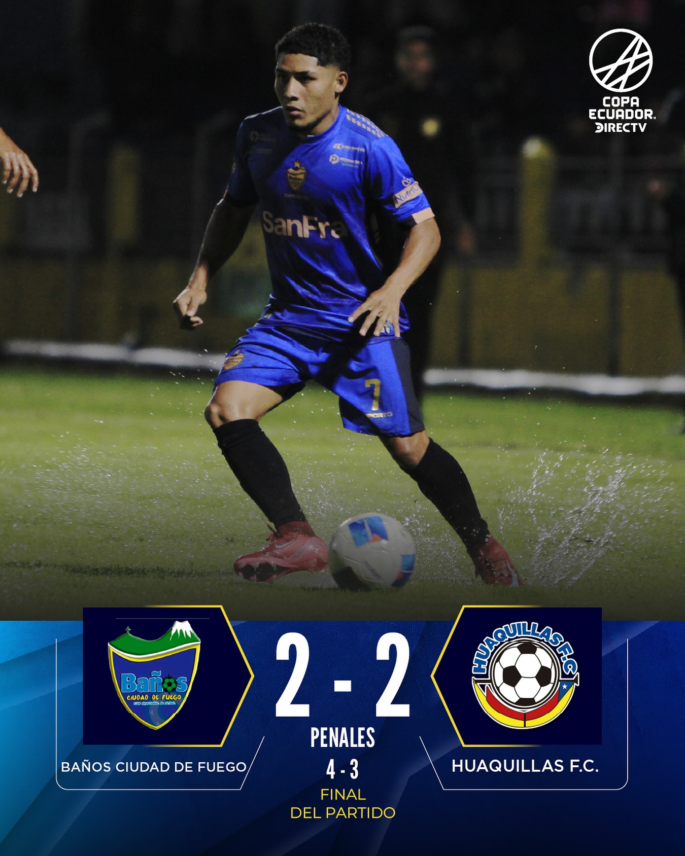 Baños Ciudad de Fuego VS Huaquillas 32avos. de Finales Copa Ecuador