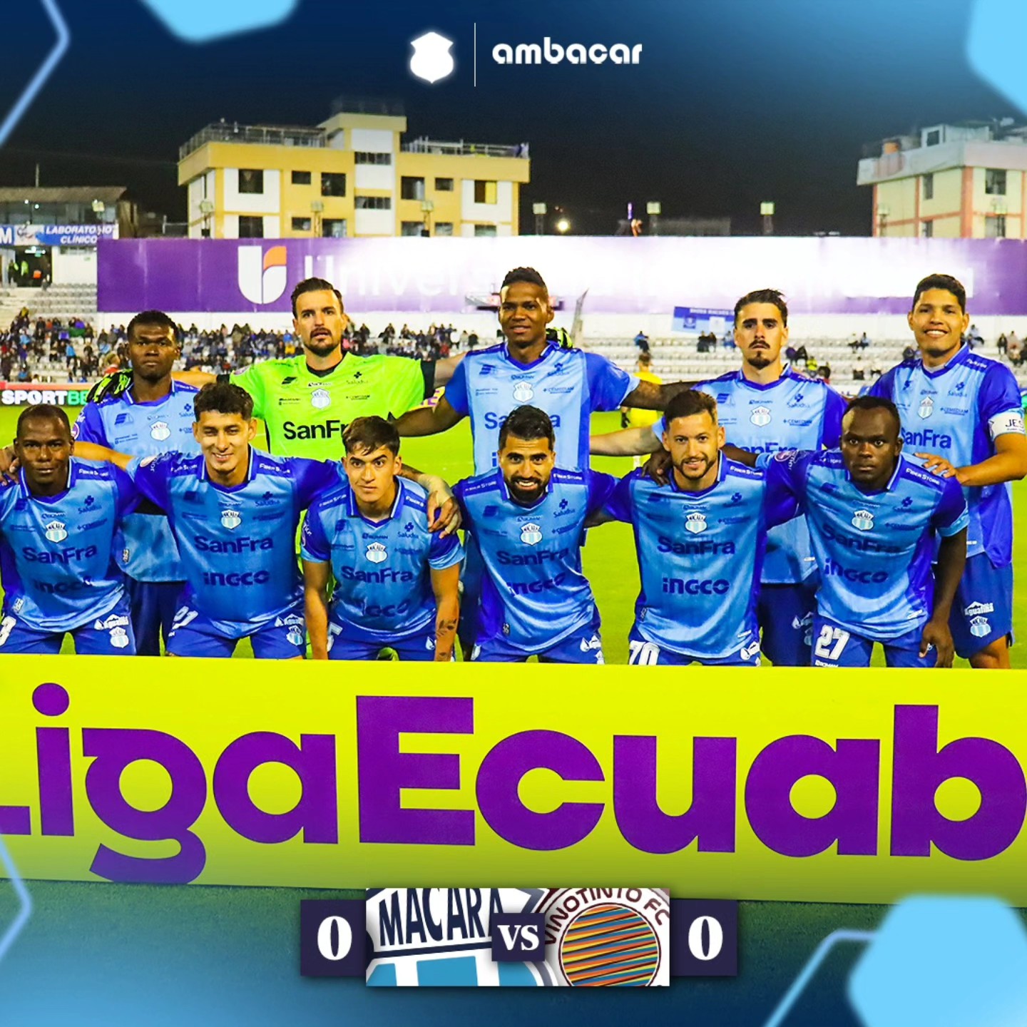 Macará VS VinoTinto 17ava. Fecha Liga PRO 2025 Ecuador 1