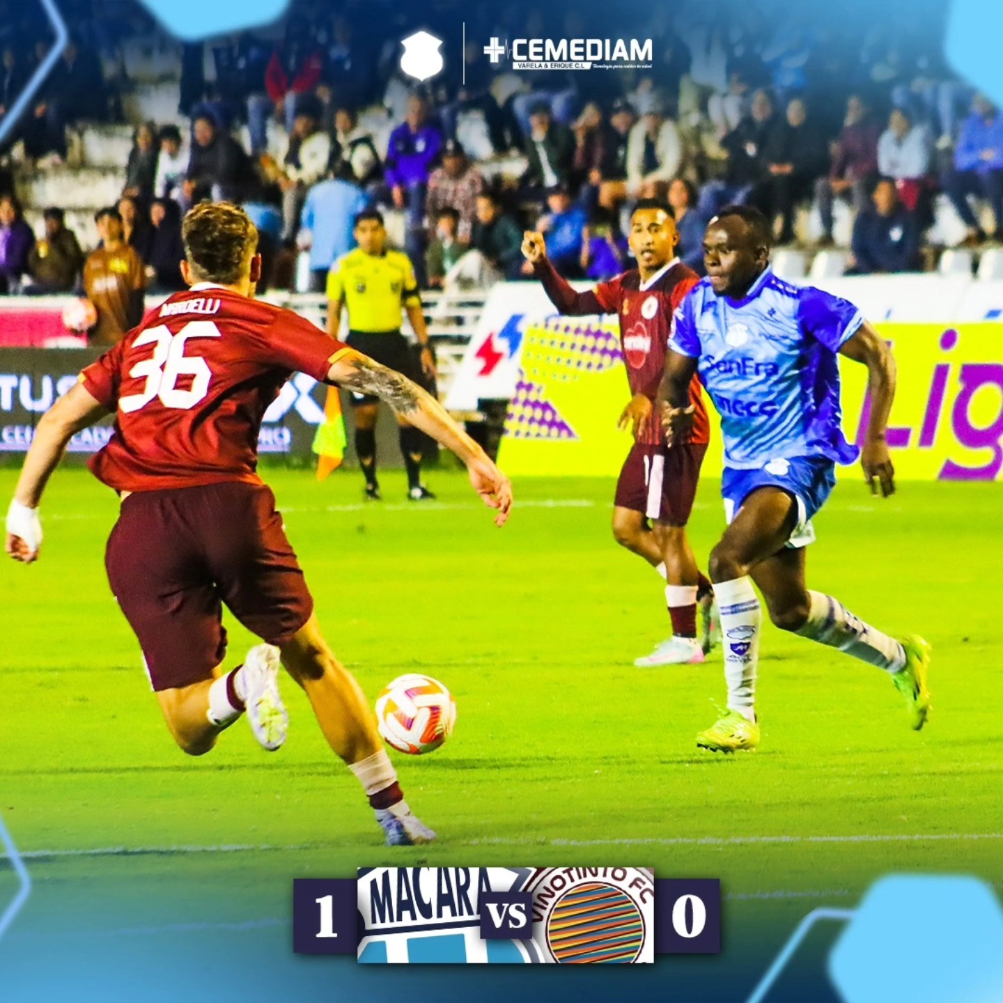 Macará VS VinoTinto 17ava. Fecha Liga PRO 2025 Ecuador 7