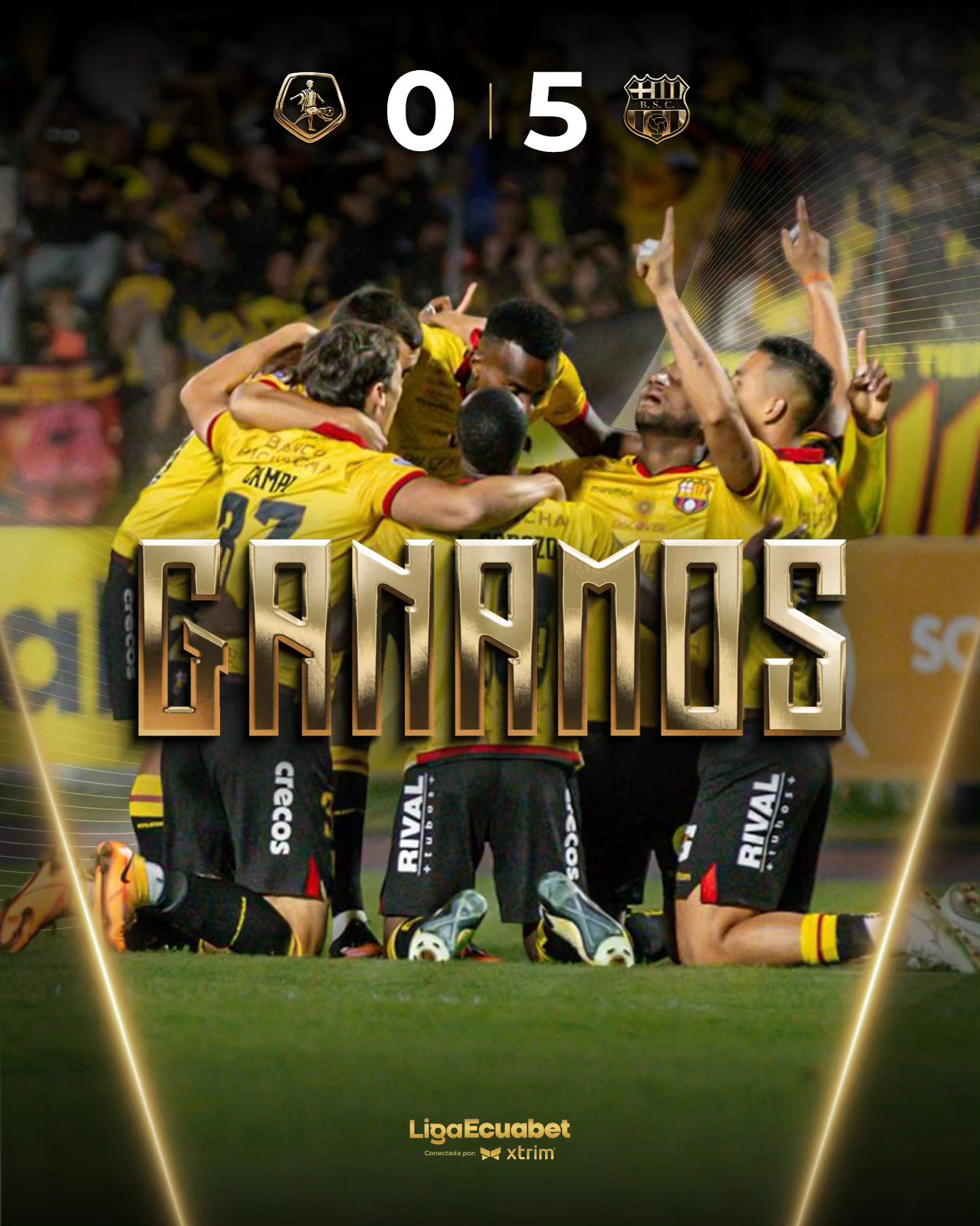 Mushuc Runa VS Barcelona 17ava. Fecha Liga PRO 2025 Ecuador 9