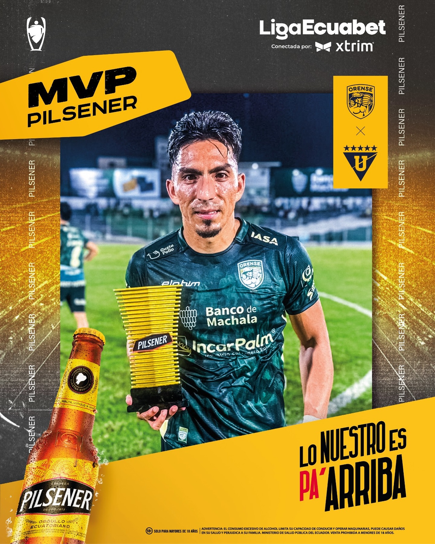 Orense VS Liga de Quito 18ava. Fecha Liga PRO 2025 El jugador 1