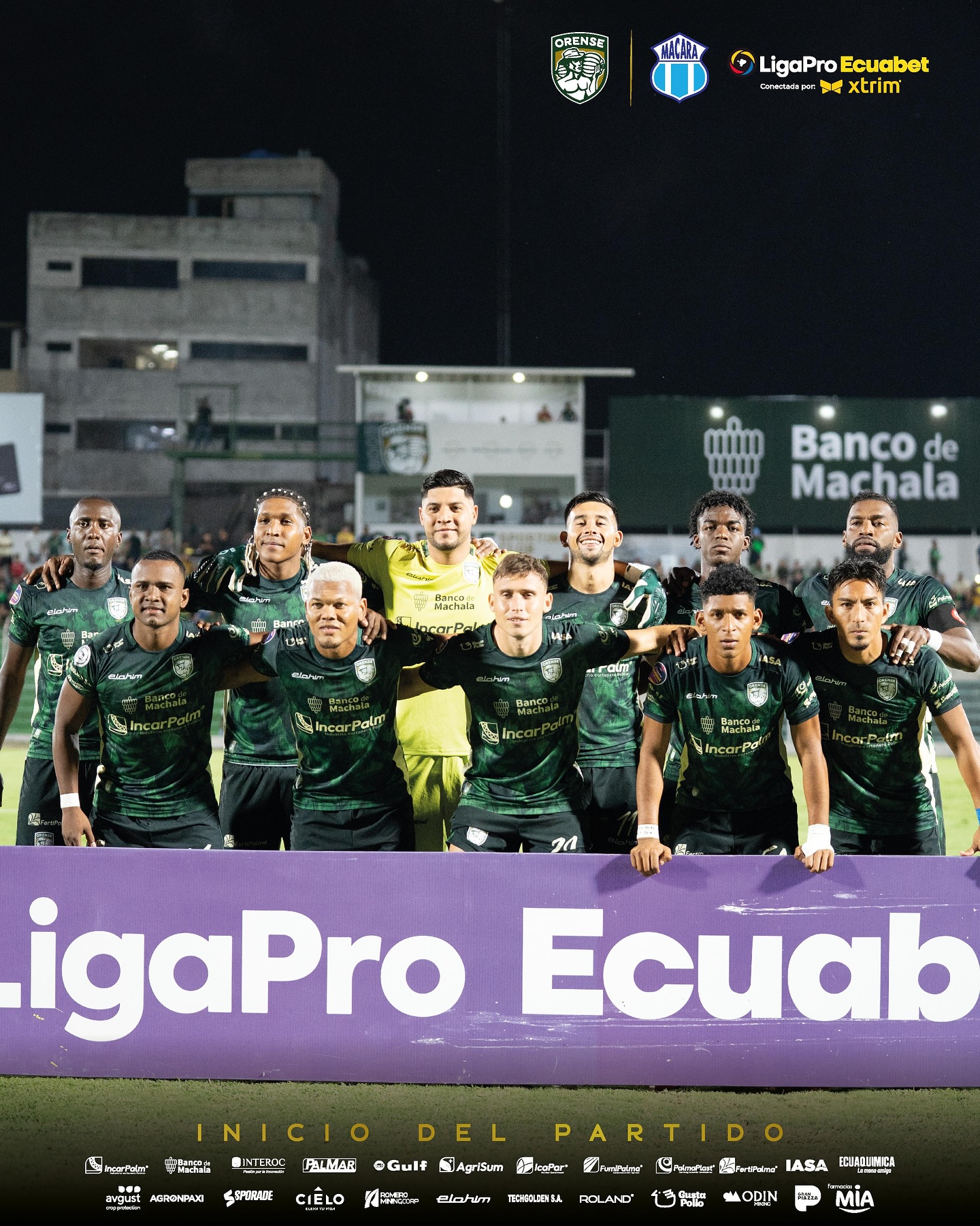 Orense VS Macará 16ava. Fecha Liga PRO 2025 Ecuador 1