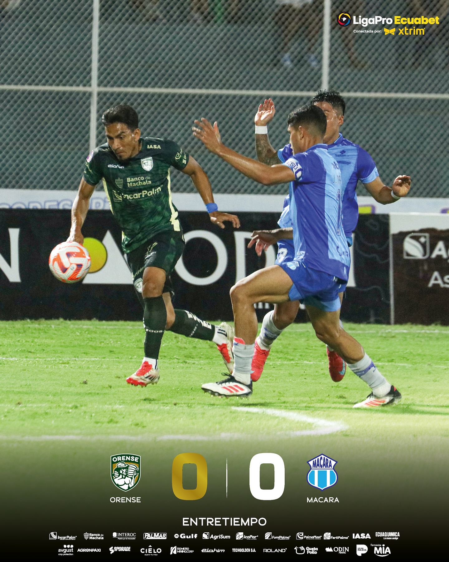 Orense VS Macará 16ava. Fecha Liga PRO 2025 Ecuador 2