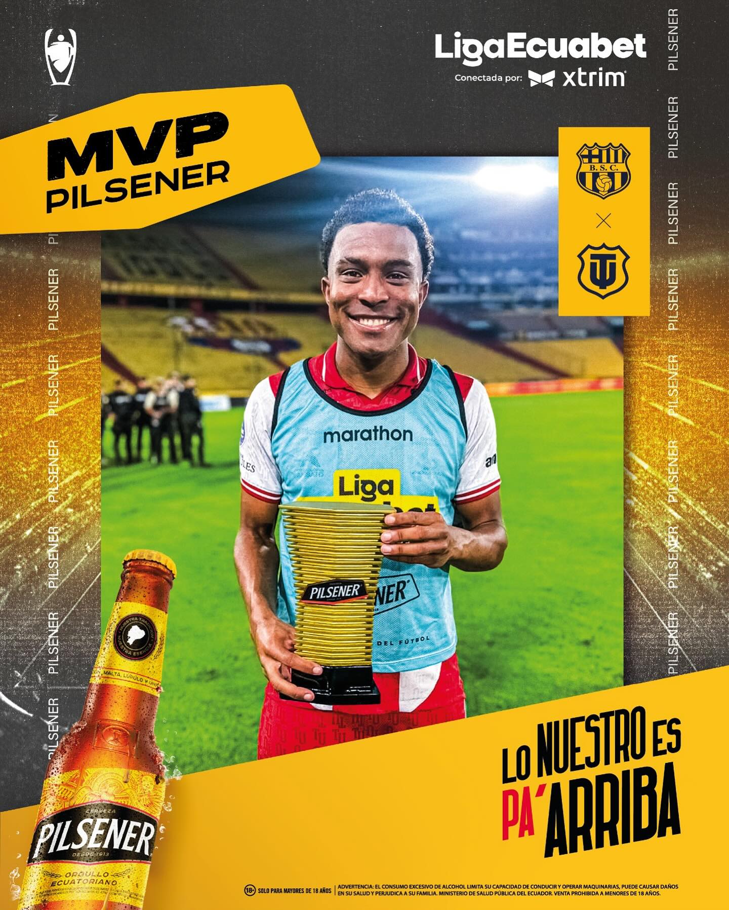 Barcelona VS T. Universitario 20ava. Fecha Liga PRO 2025 El Jugador 1