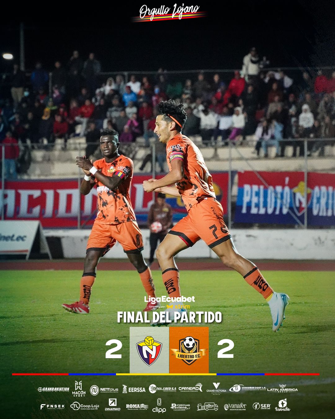 Libertad VS El Nacional 22ava. Fecha Liga PRO 2025 Ecuador 8