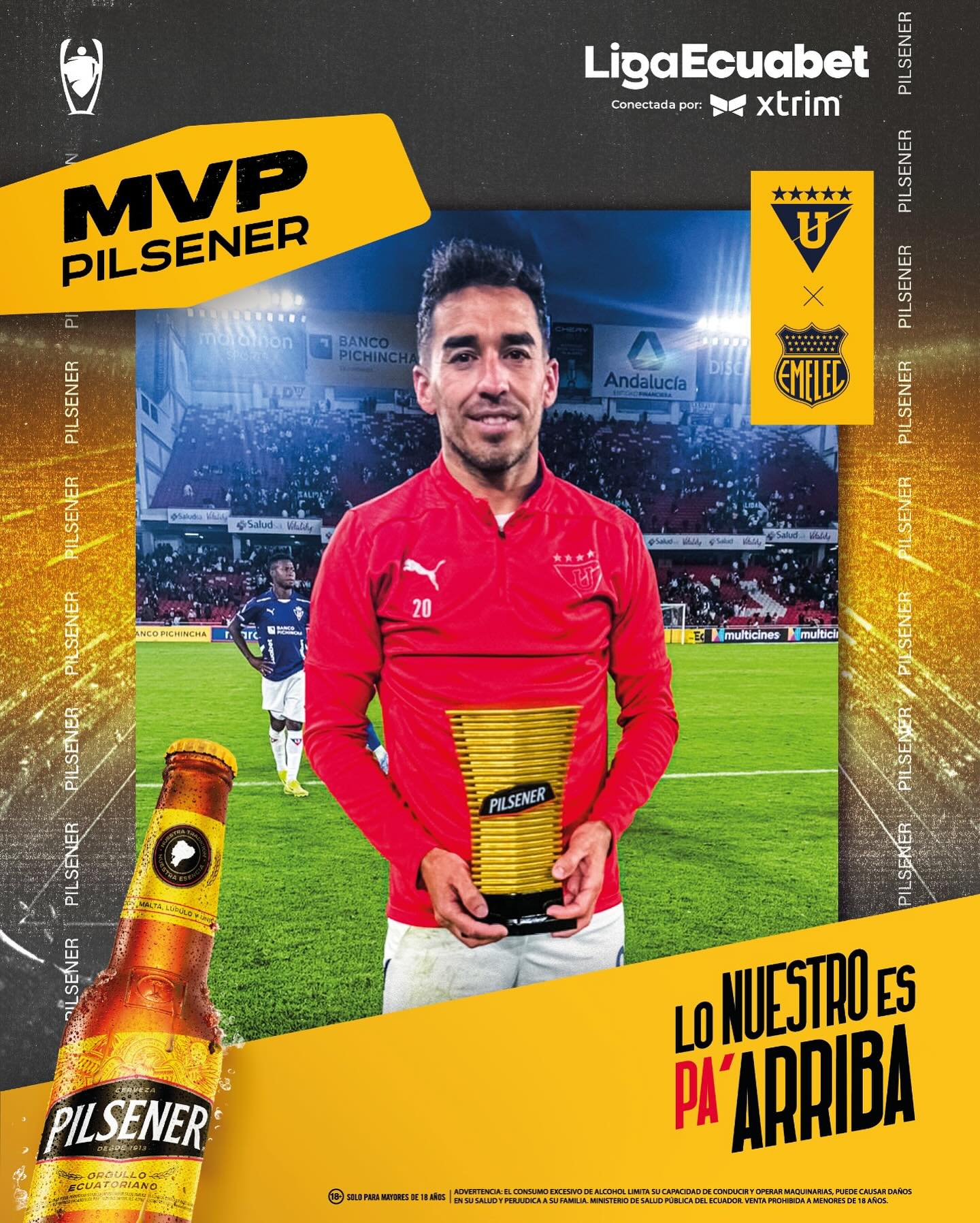 Liga de Quito VS Emelec 20ava. Fecha Liga PRO 2025 El Jugador 1