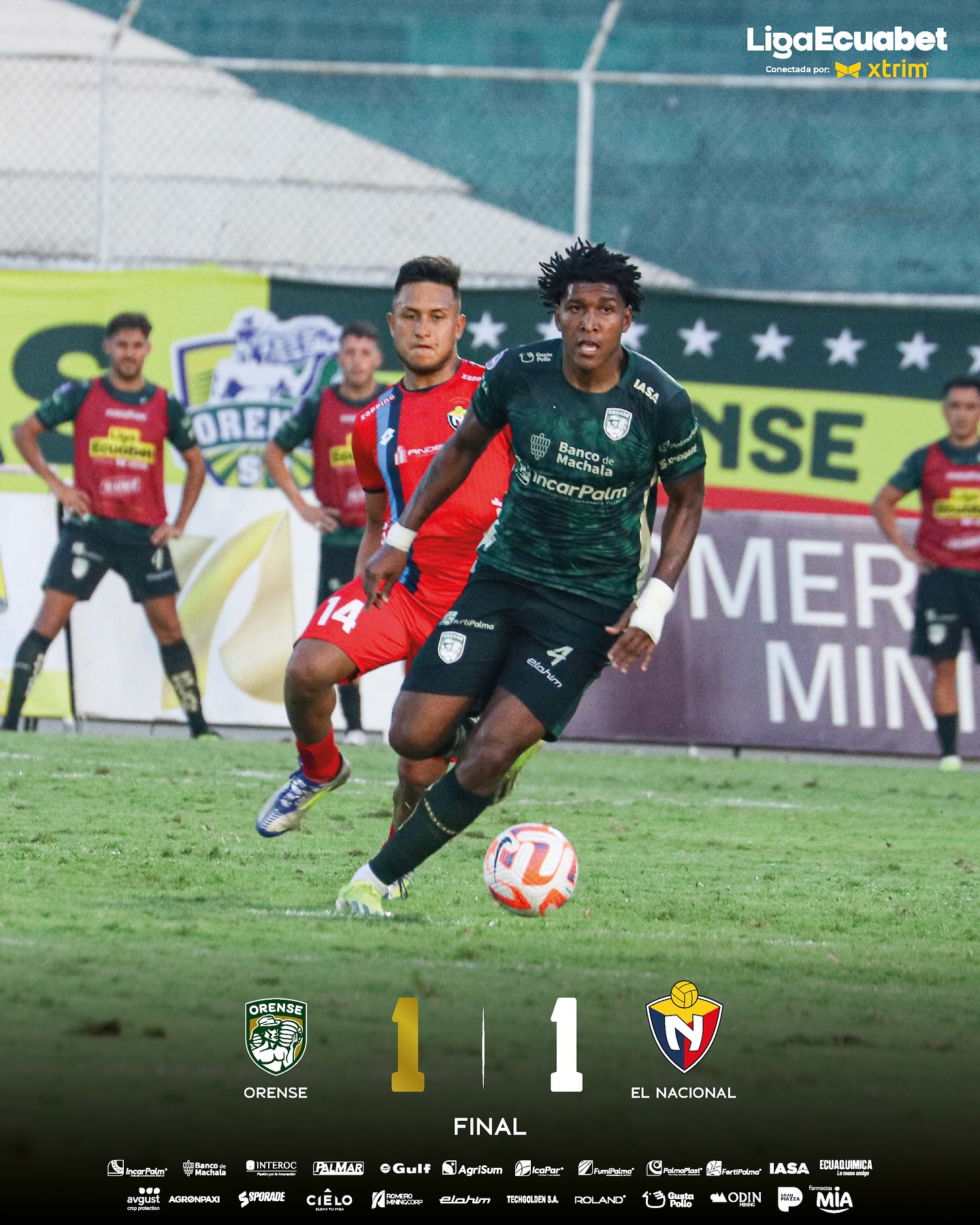Orense VS El Nacional 21ava. Fecha Liga PRO 2025 Ecuador 3