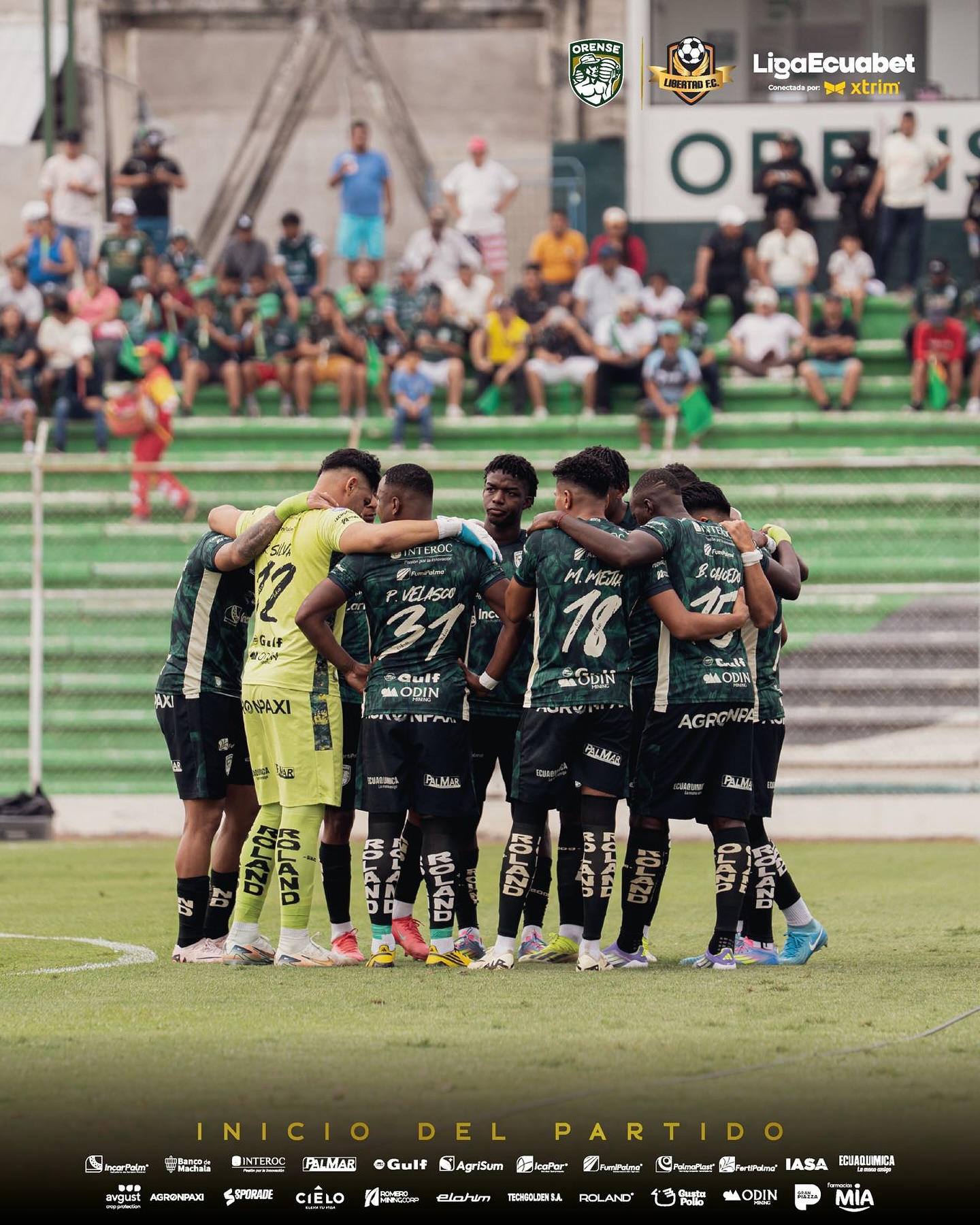 Orense VS Libertad 20ava. Fecha Liga PRO 2025 Ecuador 1