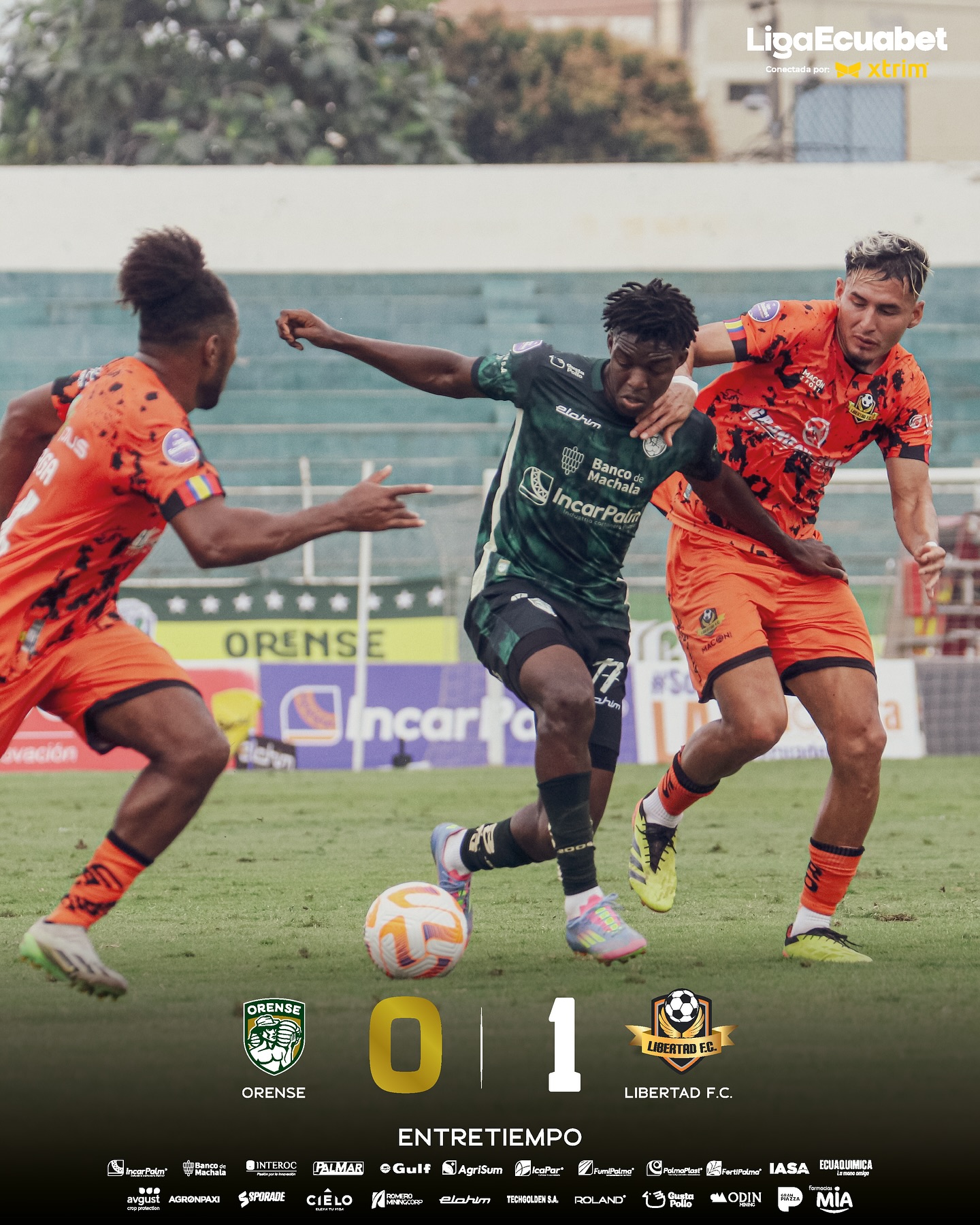 Orense VS Libertad 20ava. Fecha Liga PRO 2025 Ecuador 2