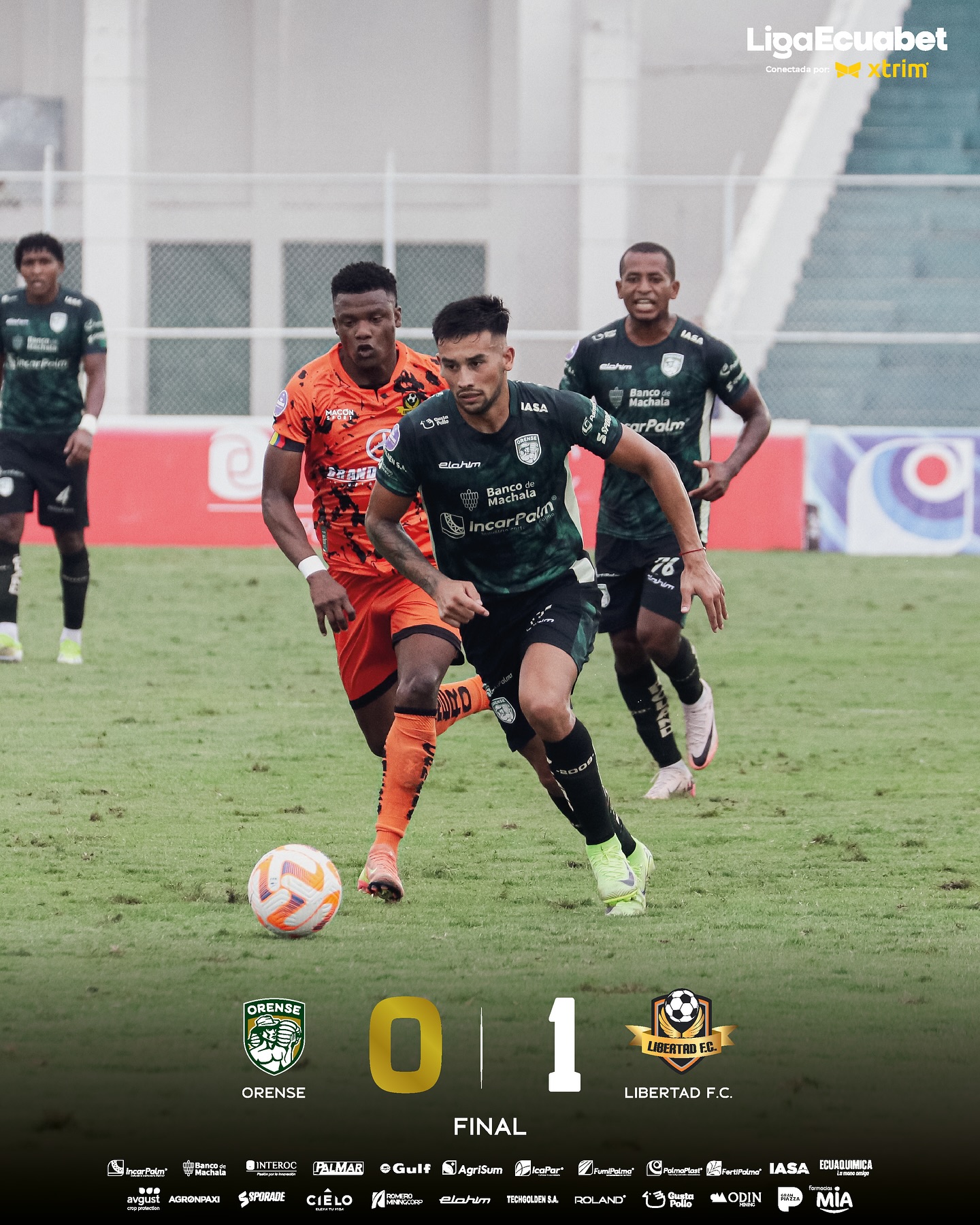 Orense VS Libertad 20ava. Fecha Liga PRO 2025 Ecuador 3