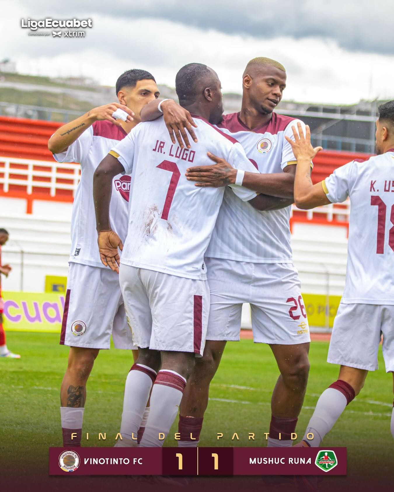 VinoTinto VS Mushuc Runa 20ava. Fecha Liga PRO 2025 Ecuador 7