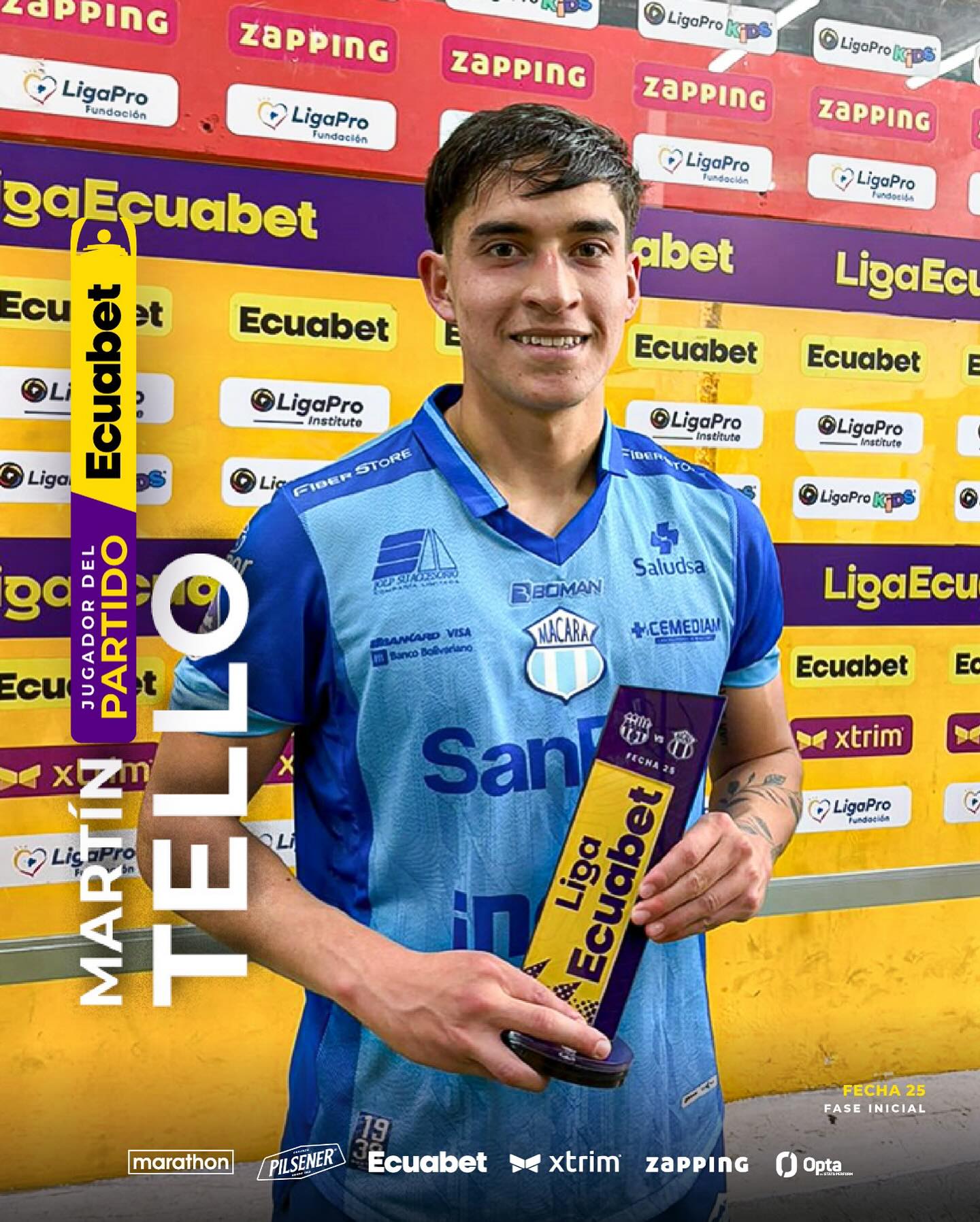 Barcelona VS Macará 25ava. Fecha Liga PRO 2025 El Jugador