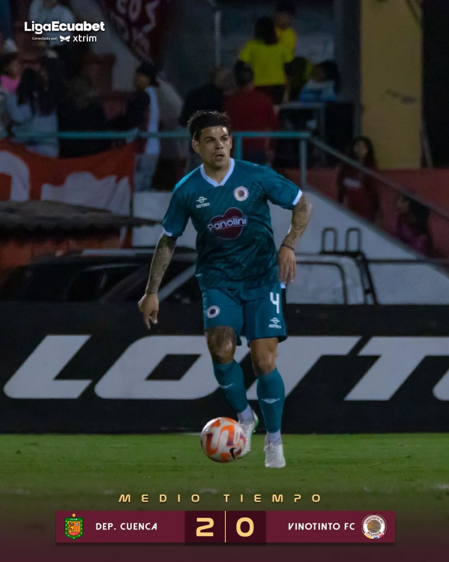 D. Cuenca VS Vinotinto 25ava. Fecha Liga PRO 2025 Ecuador 2