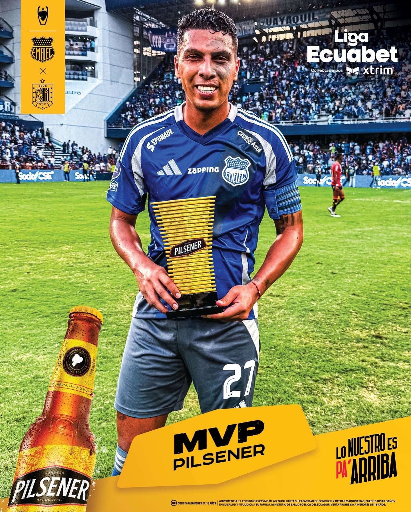 Emelec VS Deportivo Cuenca 23ava. Liga Pro 2025 El Jugador 1