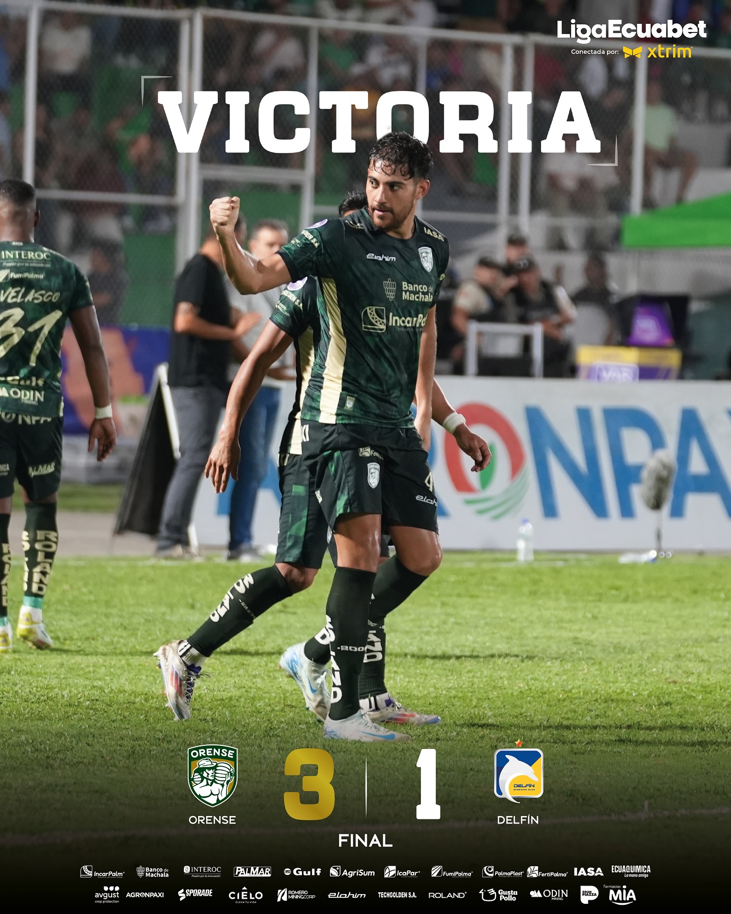 Orense VS Delfín 26ava. Fecha Liga PRO 2025 Ecuador 2