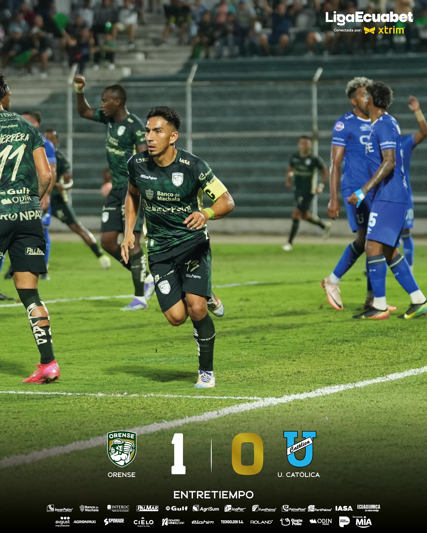 Orense VS U. Catolica 24ava. Fecha Liga PRO 2025 Ecuador 2