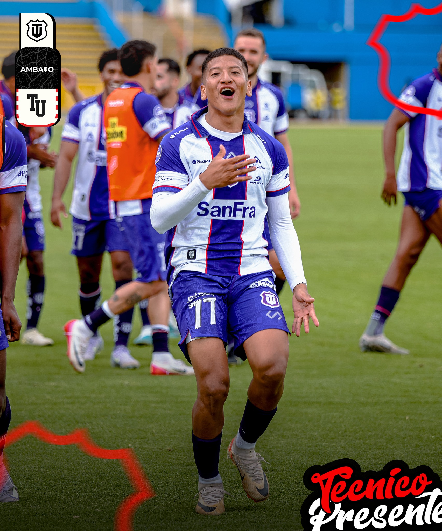 VinoTinto VS Tecnico Universitario 24ava. Fecha Liga PRO 2025 Ecuador 3