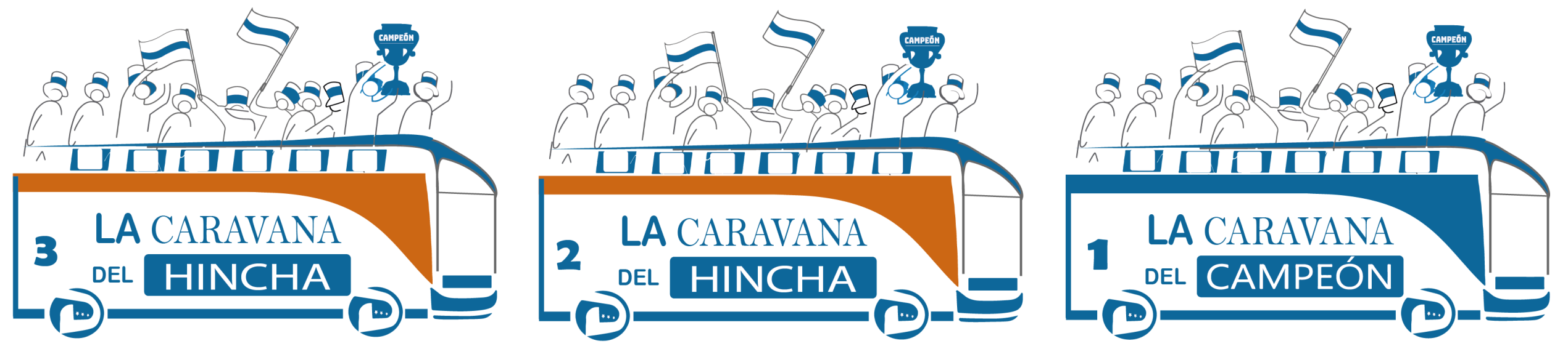 LA CARAVANA DEL CAMPEÓN